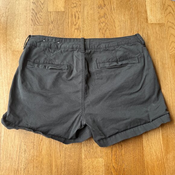 American Eagle Black Midi Shorts Size 10 - Picture 10 of 13